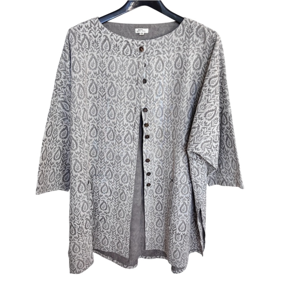 Maiwa Paisley Jacket Organic Handwoven Cotton